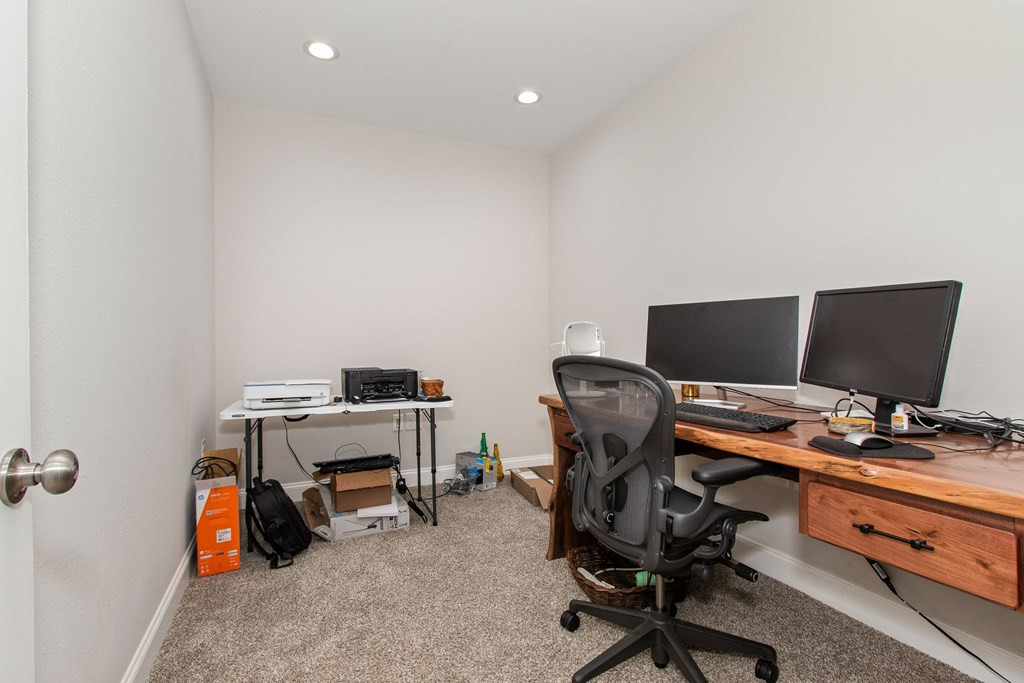 Office in basement