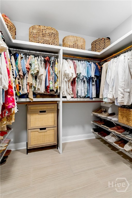 Primary Bathroom - Walk-in Closet