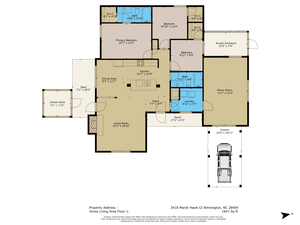 Property at 3418 Marsh Hawk Court