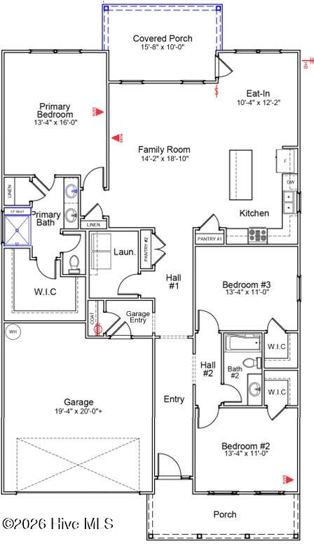 Photo 2 of Single family home for sale at 709 Mallory Dr, Sneads Ferry, NC 28460 | MLS# 100576495 | Listing updated on 2026-10-06