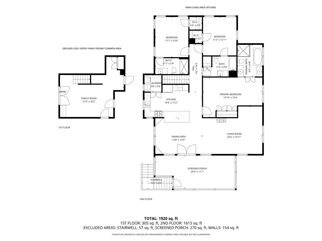 main living area floorplan