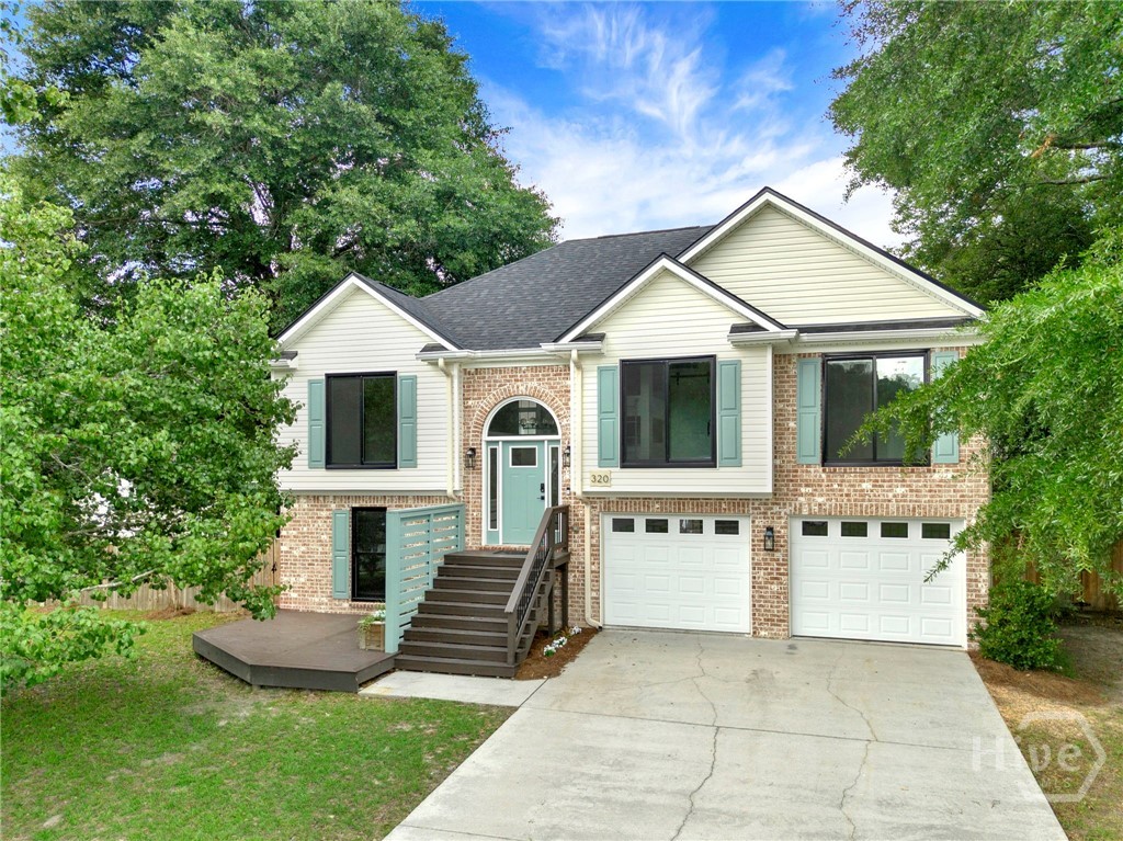 Rarely does a home offer this much space, flexibility, and character! Designed to accommodate a variety of living arrangements, this unique property features a spacious 3-bedroom, 2-bath main living area upstairs, plus two additional rooms with closets, a full bath, and a private office on the lower level—ideal for a multi-generational household, extended family, guests, or anyone needing extra space.Inside, you'll find an open floor plan with vaulted ceilings, abundant natural light, and custom touches throughout. The fully equipped kitchen features solid surface countertops, a pantry, and seamless flow into the dining and living areas. The vaulted living room showcases a cozy gas fireplace, while expansive windows fill the home with sunshine. A generously sized dining room provides plenty of space for large family gatherings.The owner's suite offers a relaxing retreat with a jetted tub and separate shower. Recent improvements, including fresh interior paint, plank flooring, new carpet, and a new roof in 2024, make this home truly move-in ready.Outdoor living is just as impressive. Enjoy entertaining on the two-story deck overlooking the expansive corner lot, relax beneath the covered lower-level deck, or gather on the 20-foot patio. The shaded backyard is thoughtfully divided between a spacious yard and an oversized dog run. A dedicated 20-amp electrical service is already in place for future outdoor entertaining. Need room for your toys and equipment? With no HOA, you'll enjoy the freedom to make the most of your property. A 12-foot drive-through gate provides easy access for storing a boat, RV, trailer, or other recreational vehicles, while two additional 5-foot gates offer added convenience. A backyard storage shed provides plenty of space for tools, lawn equipment, and outdoor gear.Offering exceptional flexibility, abundant outdoor space, and countless possibilities, this one-of-a-kind property is ready to welcome its next owner.
