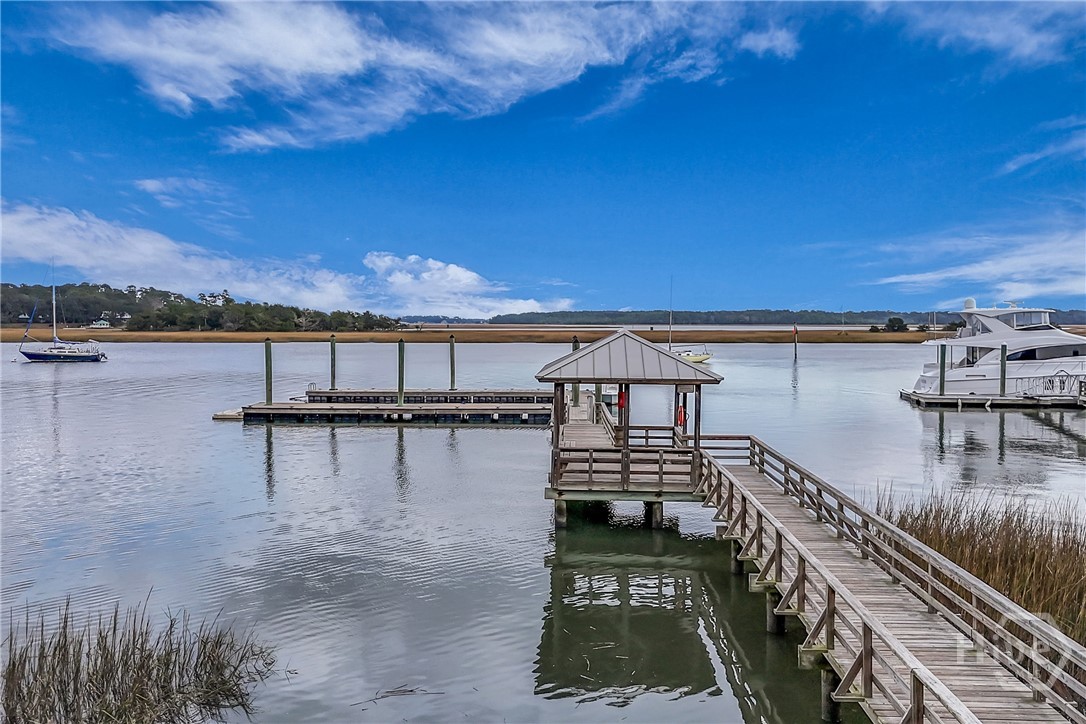 Wymberley Yacht Club deepwater community dock exclusive to  Wymberley residents for a small yearly fee