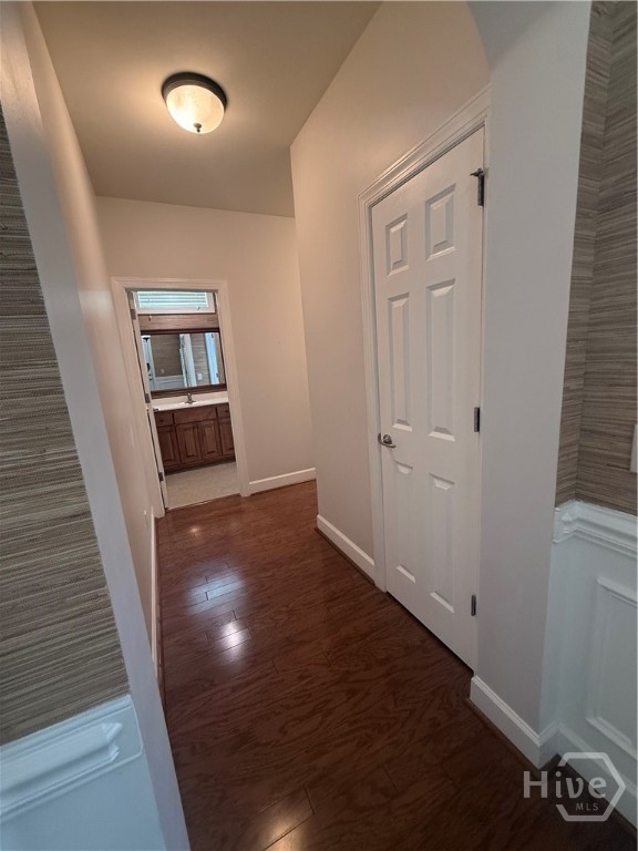 Hallway off entry to bedroom
