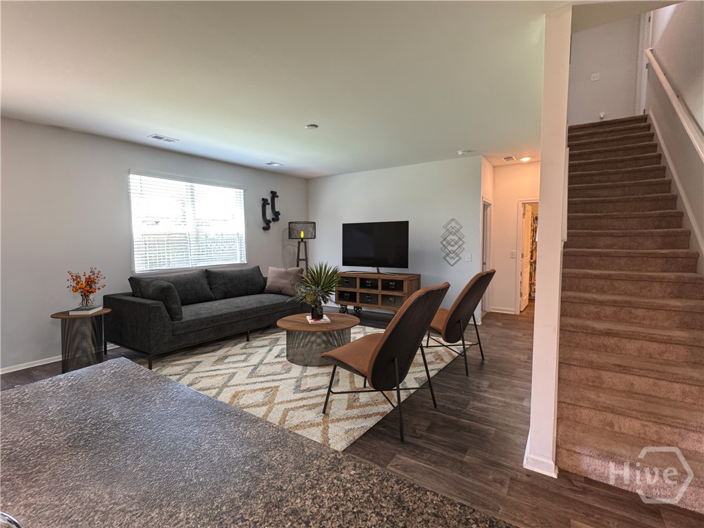 Virtually staged Great Room