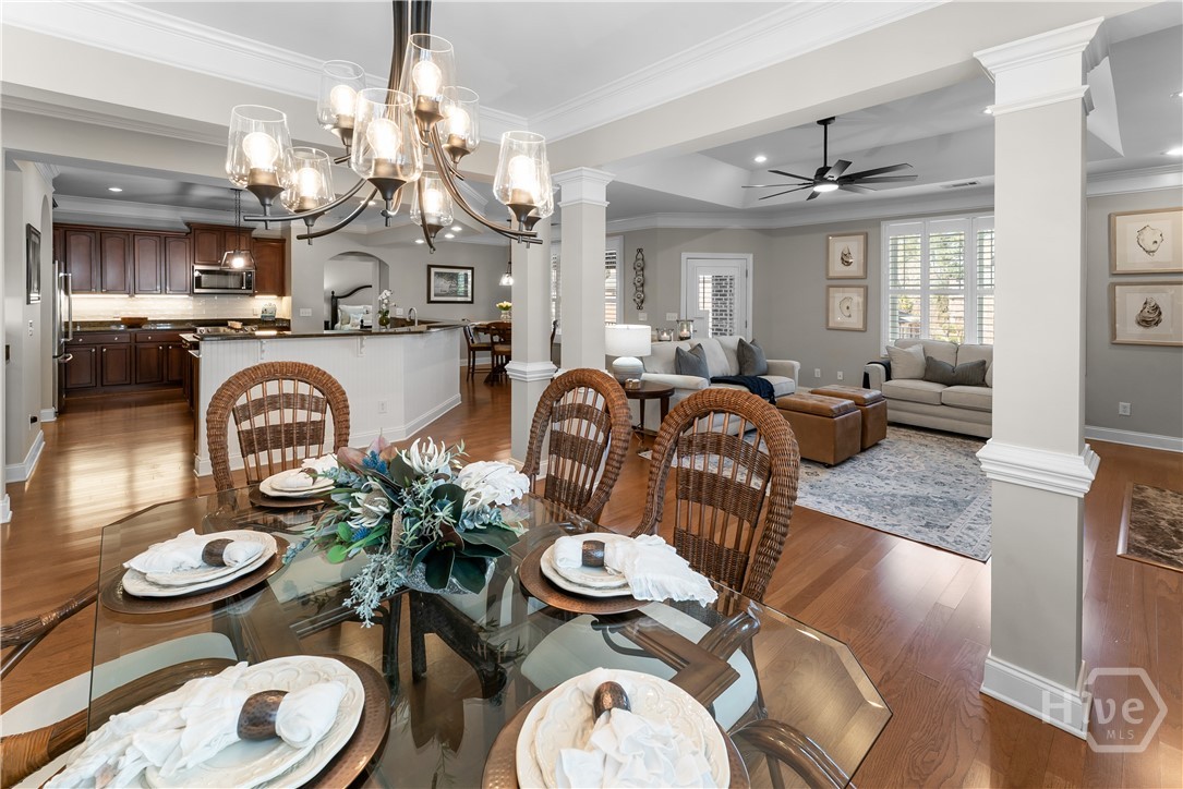 elegant and ready for entertaining