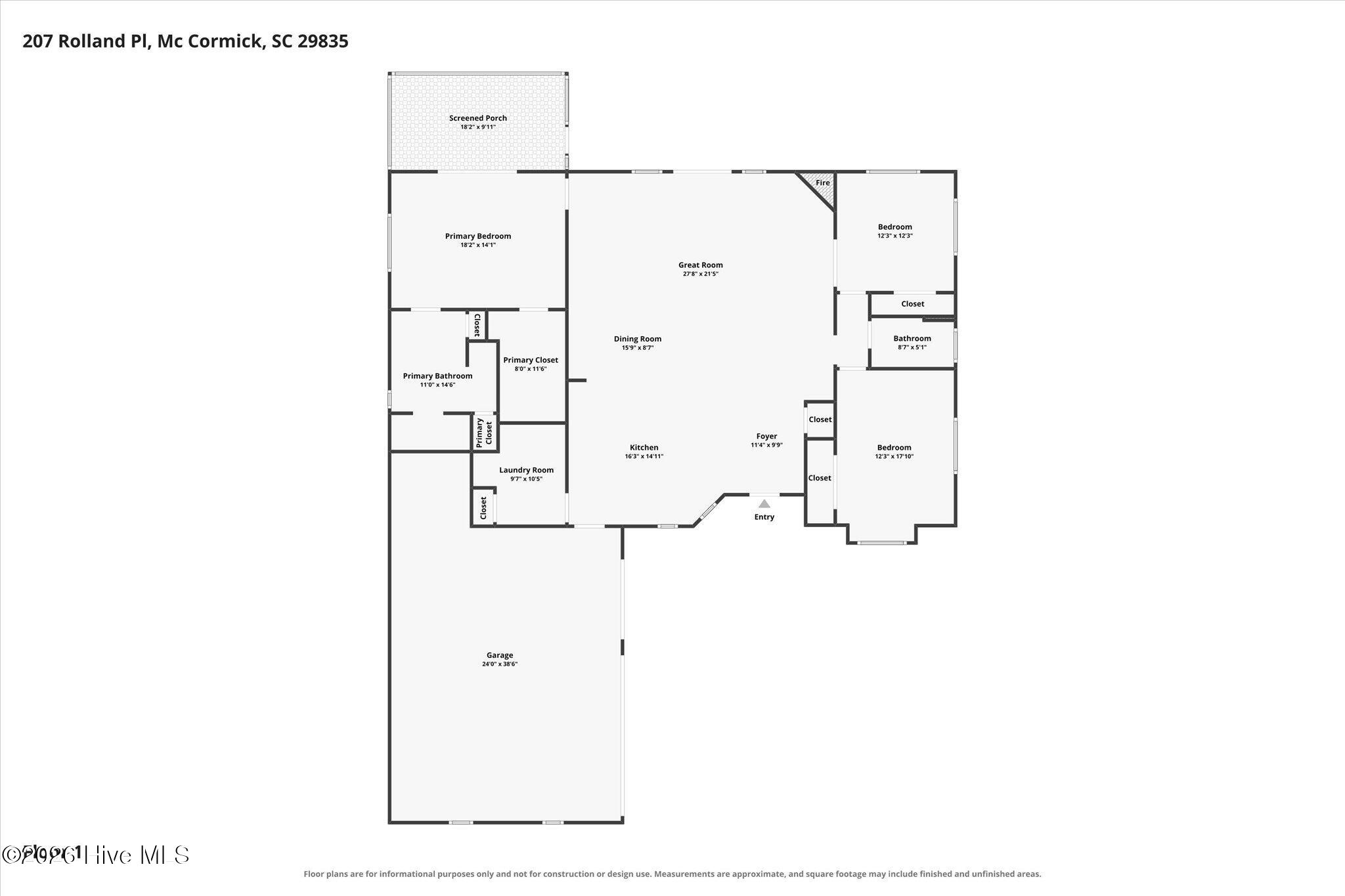50th image of 207 Rolland Pl, Mc Cormick, SC 29835 | MLS# 100592886