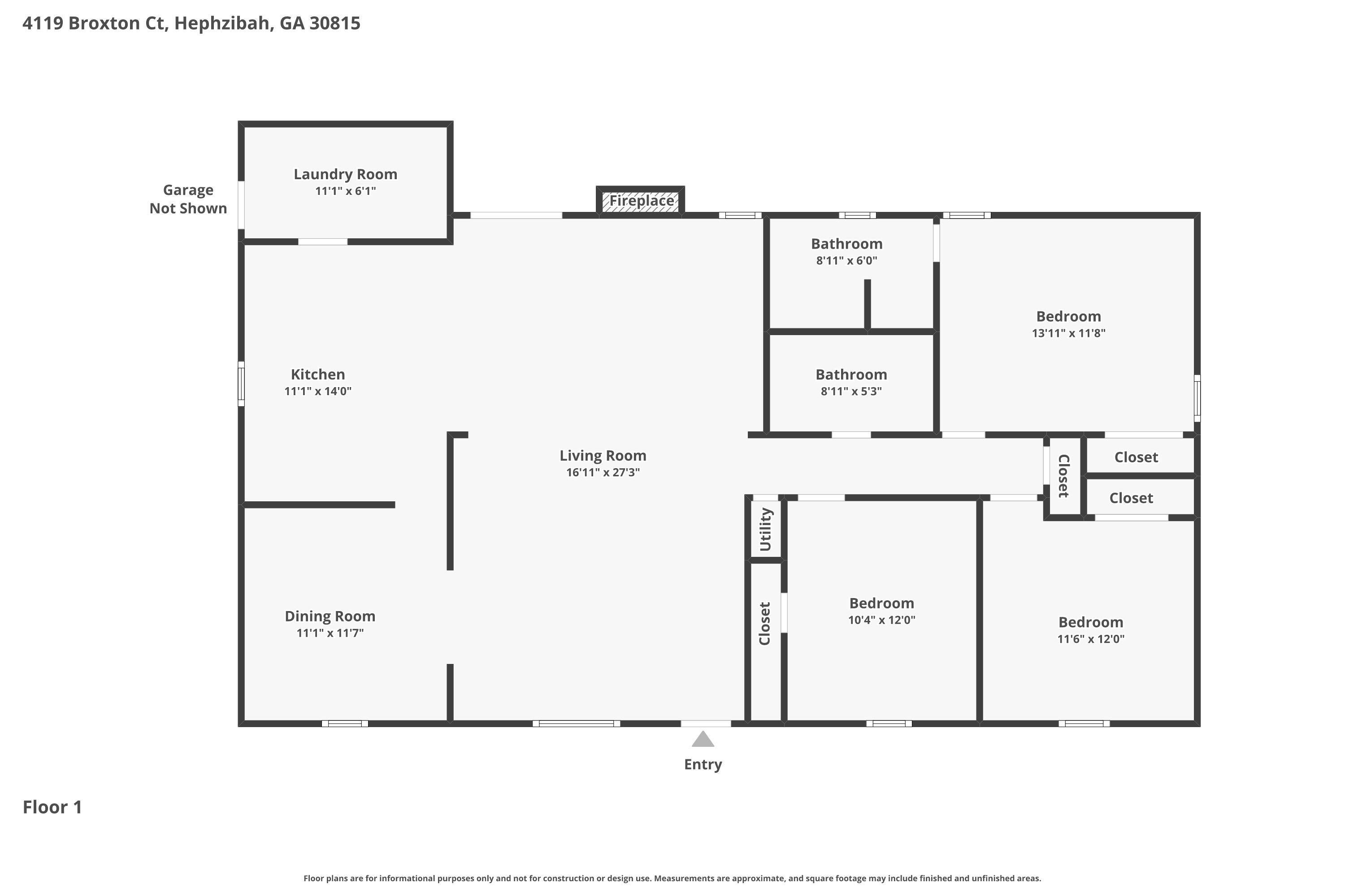 4119 Broxton Court, Hephzibah, GA, 30815