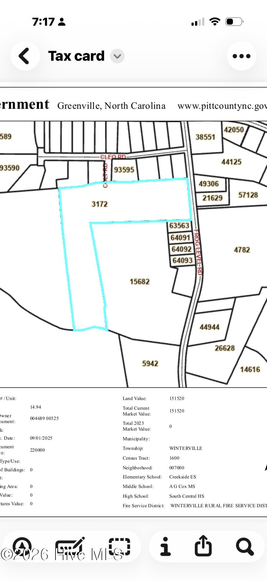 0 Frog Level Road, Winterville, NC, 28590