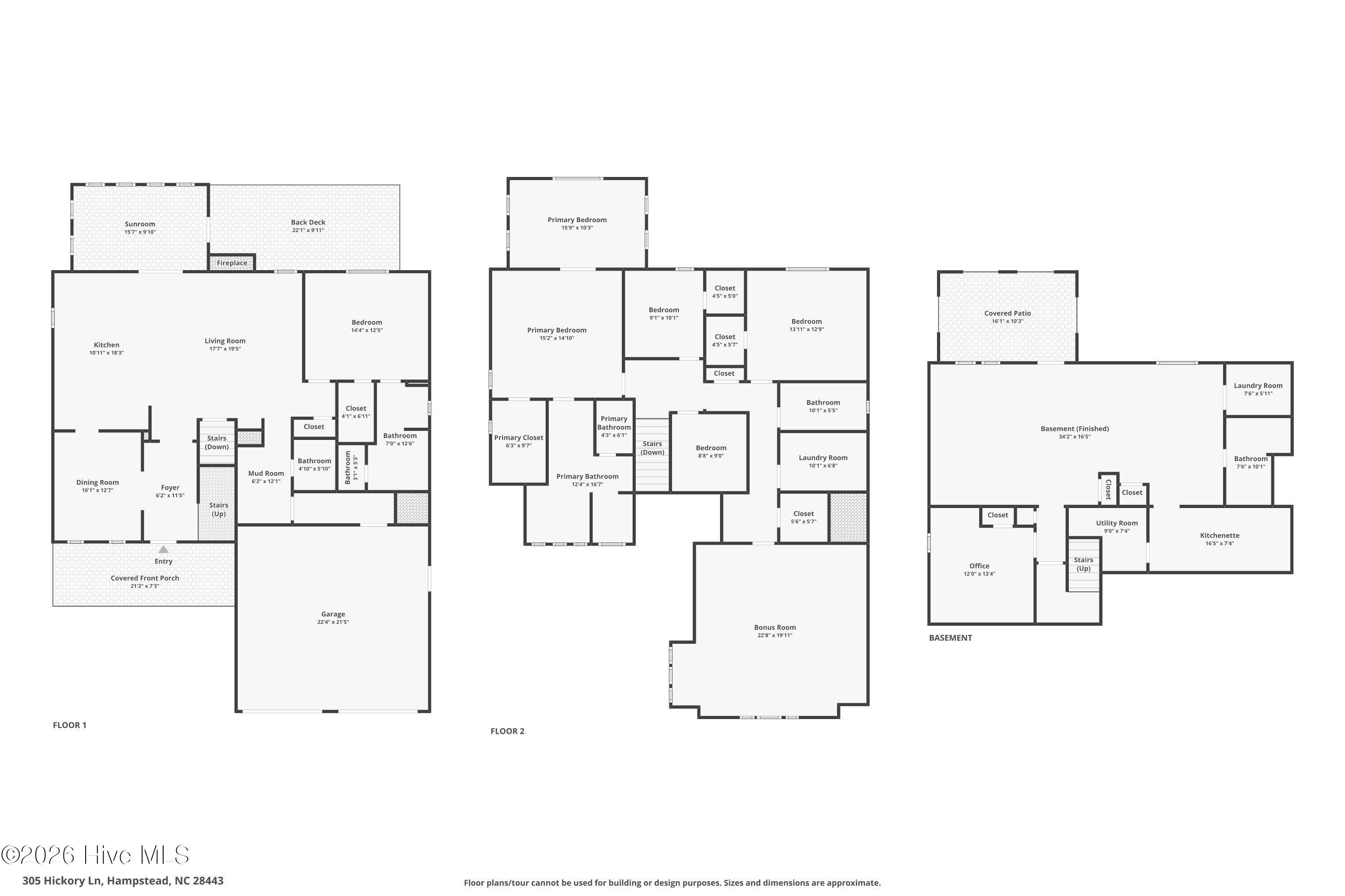 Photo 2 of Single family home for sale at 305 Hickory Ln, Hampstead, NC 28443 | MLS# 100601737 | Listing updated on 2026-09-20