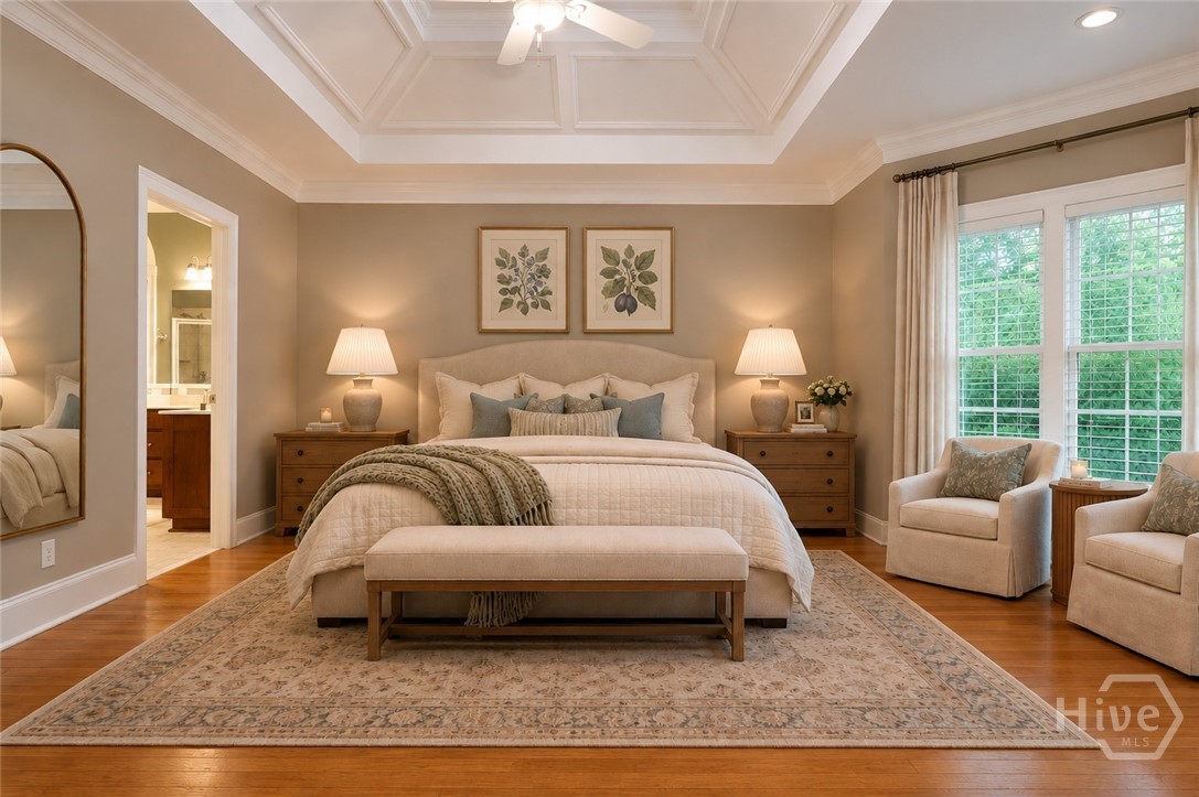 Master Bedroom virtually staged