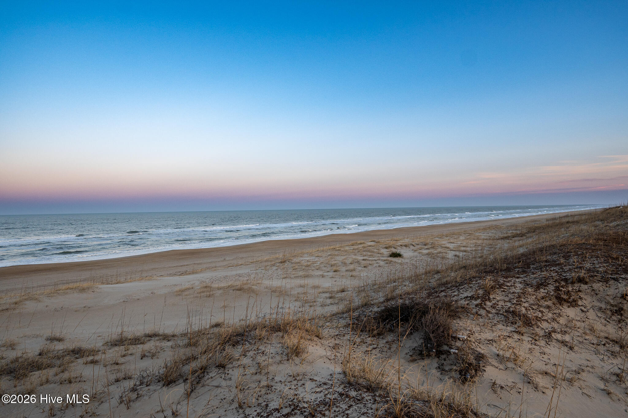 Sunset View from Dune on Property