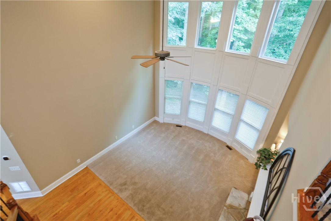 Great room from upper level view