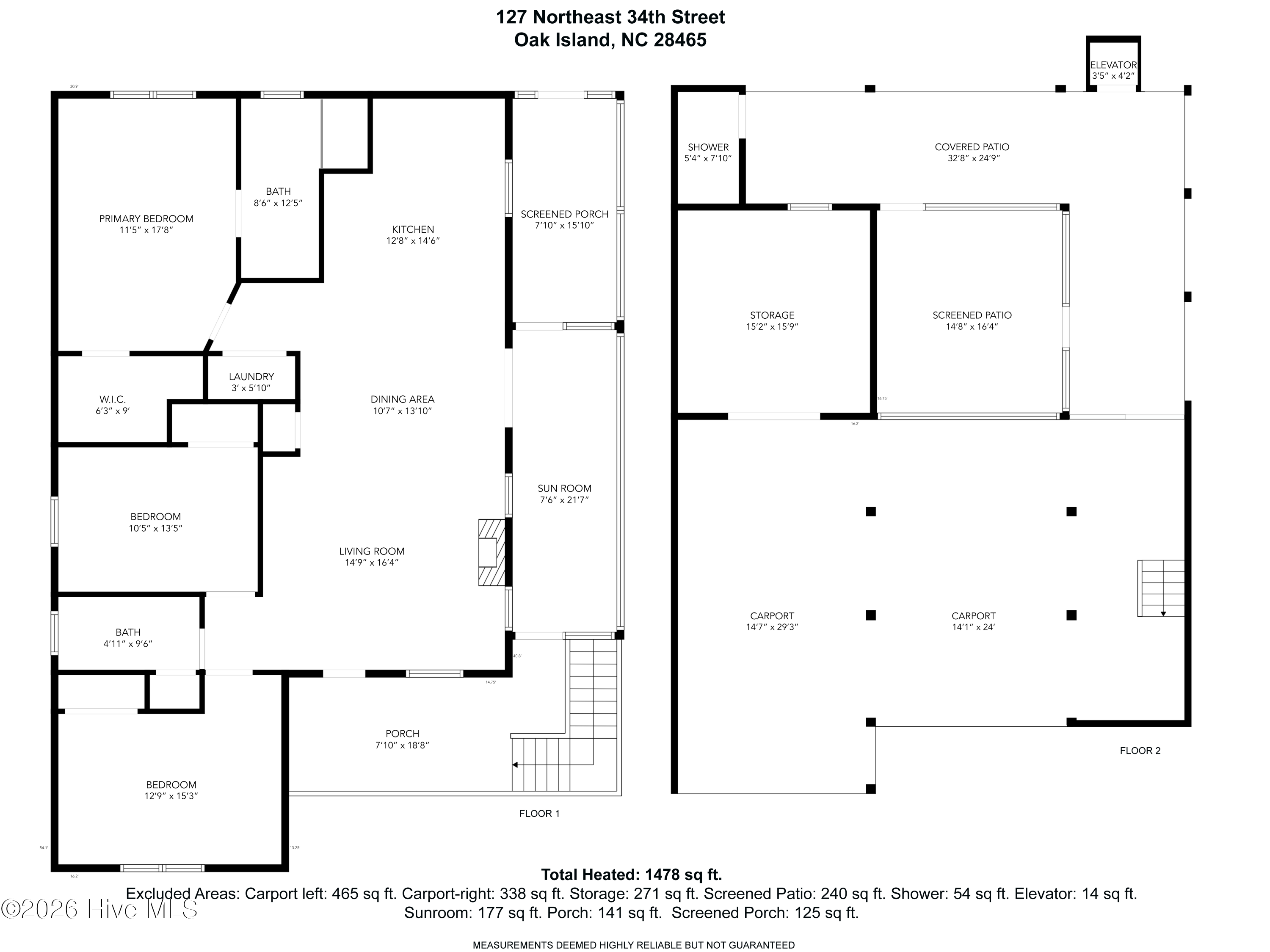 Exterior photo of 127 NE 34th Street, Oak Island, NC 28465. MLS: 100606717