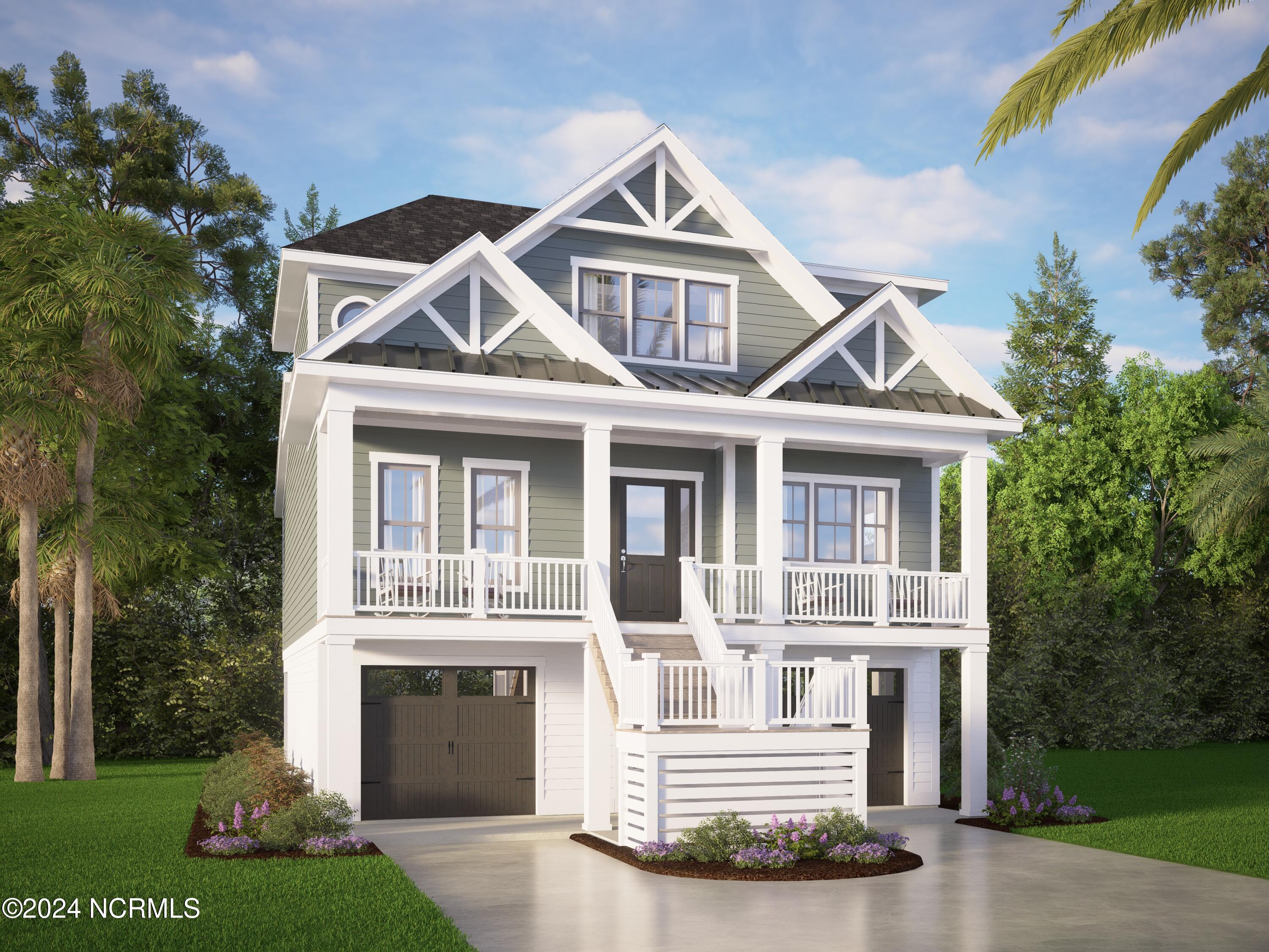 Completion Date is January 11, 2026! Brand New Spec Home built by Award Winning Riverbrook Builders in The Marina District | Views of The Intracoastal Waterway | Views of Waterway Park and Nature Trail | New photos will be available January 14, 2026 | Current photos are of 2852 Harborside right next door which was the Model and prototype for this home | 2856 Is also next door and closed May 2025 so we can no longer tour that home | Riverbrook Builders amenities and quality include upgraded trim package, DP50 Windows, Engineered Hardwoods, Interior Elevator with access to all 3 floors. Jenn Aire Stainless Appliances, Quartz, Tankless Water Heater  | Washer and Dryer | Epoxy Garage Floors, 3 Car tandem garage and 16x13.4 utility room on first level | Main level includes kitchen, dining, great room and primary suite with 19ft screened porch | Upper level features 2 guest suites, office facing the ICW and 16.5ft bonus room | Features you have come to expect are floor to ceiling tile, motion activated lighting, leathered granite finishes, deco and niche finishes, gas cooktop, decorative hood. Custom frameless built-in cabinetry. Tongue and groove porch ceilings. Solid core 8Ft doors. Metal roof accents, trex in place of wood. James Hardie fiber cement siding | Enjoy your new coastal lifestyle. Enjoy creating an ambiance of luxury and sophistication with your personal furnishings | All St James residents enjoy 4 security gates, gated private beach club with showers and a pool, marina including Beacon Restaurant and Tiki Bar and all of the parks. Being a resident offers the opportunity to join the private clubs. That includes 4 country clubs, 81 holes of golf, 4 more pools, 3 gyms, Har Tru tennis, pickleball, croquet. Enjoy the lifestyle today! Come see why St James has been the number 1 Coastal Community in the Carolinas for 20 years!