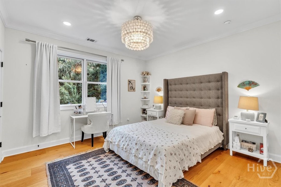 Large bedroom in upstairs suite.