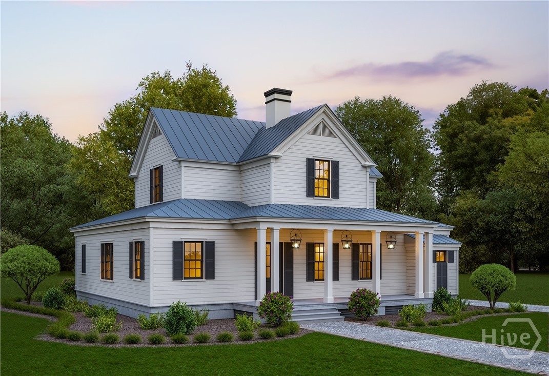 Nestled in the Cherry Hill enclave, this Lowcountry cottage at The Ford Field & River Club combines timeless charm with modern luxury. The main floor features an eat-in kitchen with Thermador appliances and walk-in pantry, flowing to a screened porch perfect for indoor-outdoor living. Custom cabinetry and stunning trimwork throughout add exceptional craftsmanship. The master suite offers a sitting room and oversized walk-in closet, while upstairs, two bedrooms each have ensuite baths and a loft with wet bar. Set on a generous homesite backing to one of Ford’s private parks, it offers unparalleled privacy. With purchase, the buyer receives a $15,000 club credit, deferred initiation fee, no $7,900 Amenity Upgrade Assessment through 2028, and the builder’s $50,000 credit toward the first year of club dues—a rare opportunity to enjoy Southern elegance from day one.