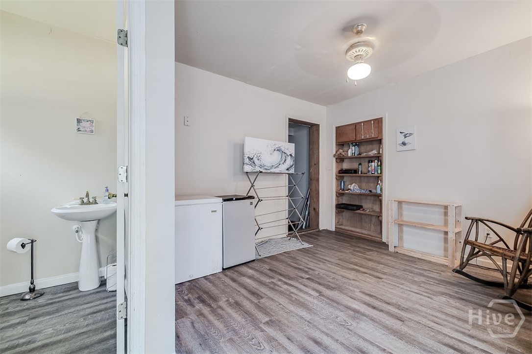 Great space with new concrete siding, drywall, roof, and flooring in 2025