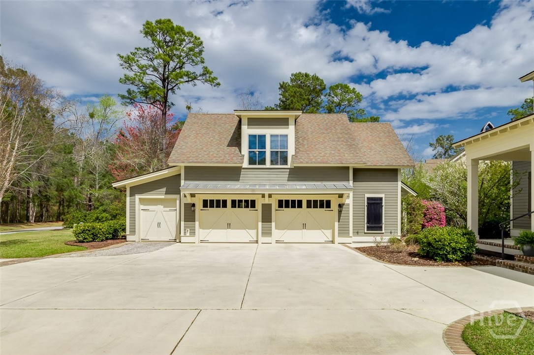 Two car garage with FROG and cart bay