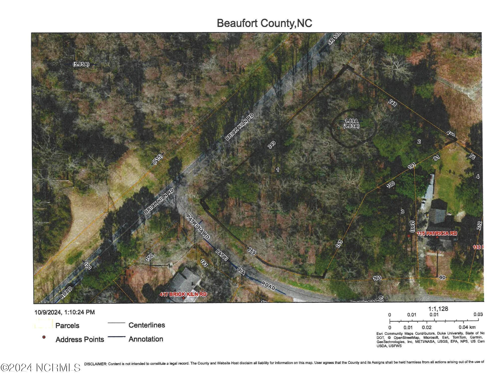 Exterior photo of 0 Sr 1303 Road, Washington, NC 27889. MLS: 100600767