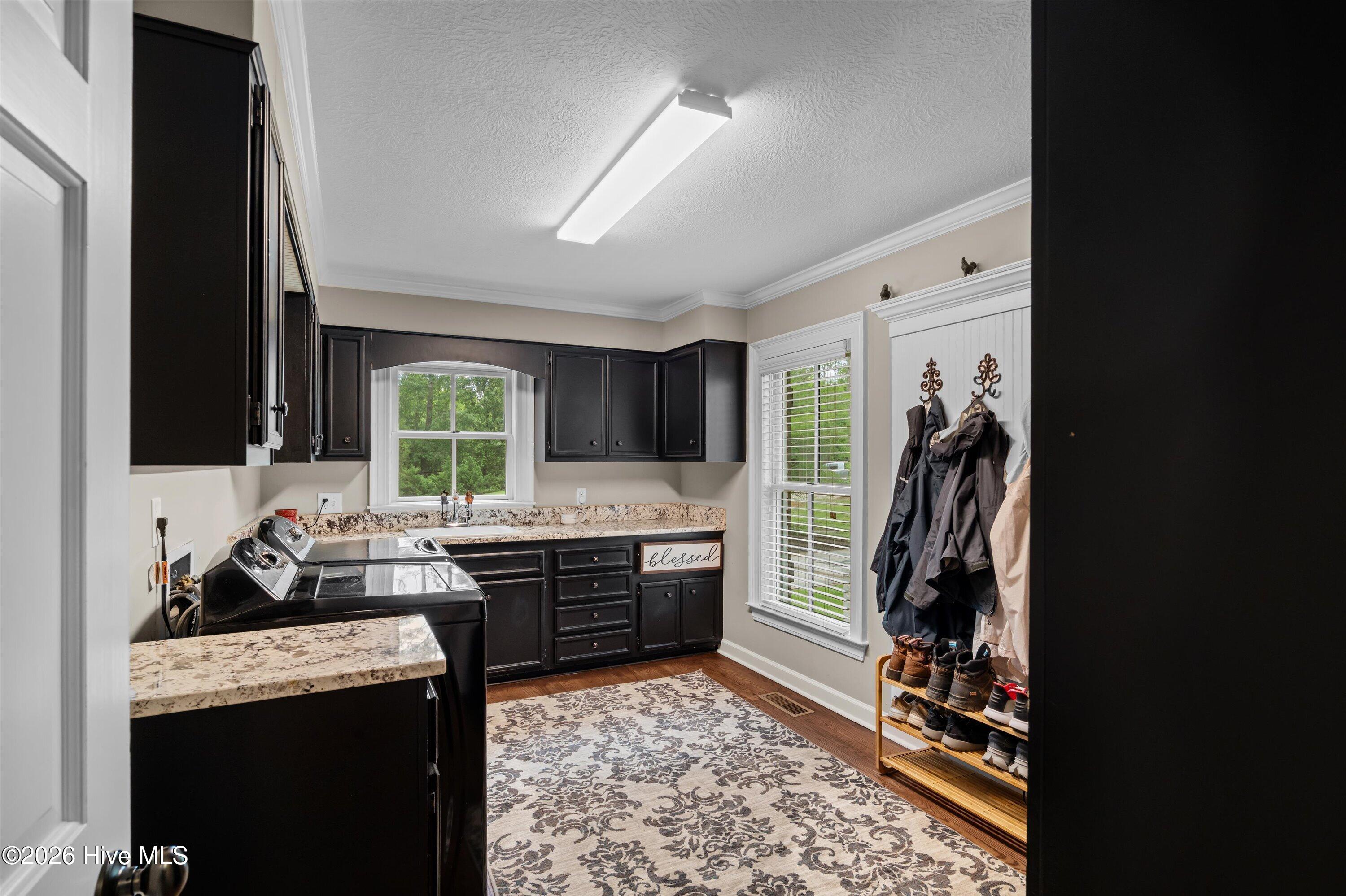 Oversized main floor laundry room