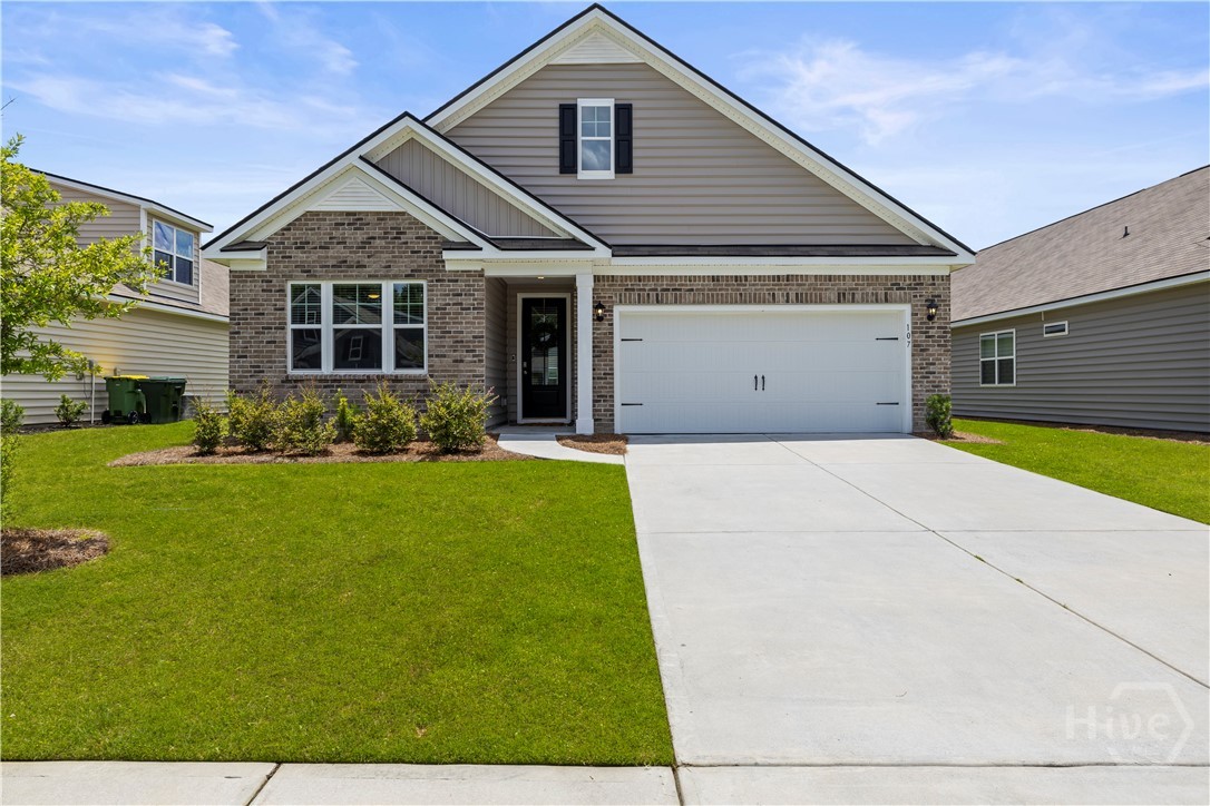 Exterior shot of the home