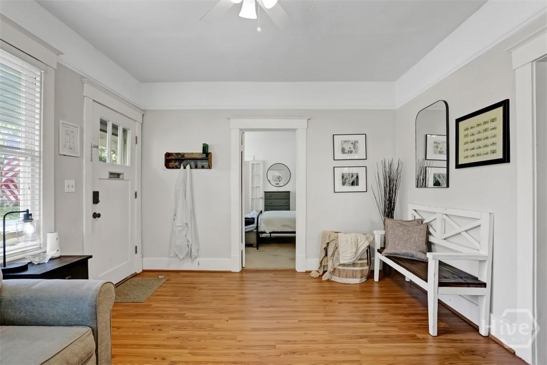 Entrance to home in lovely Living Room, with Prima