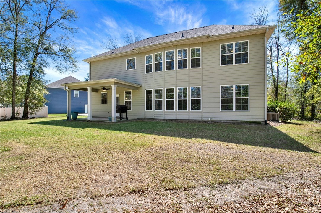 Backyard with Covered Patio – Alternate View