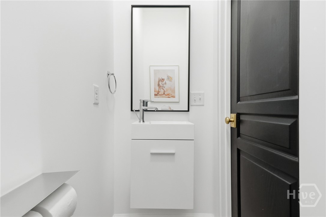 Downstairs half bathroom