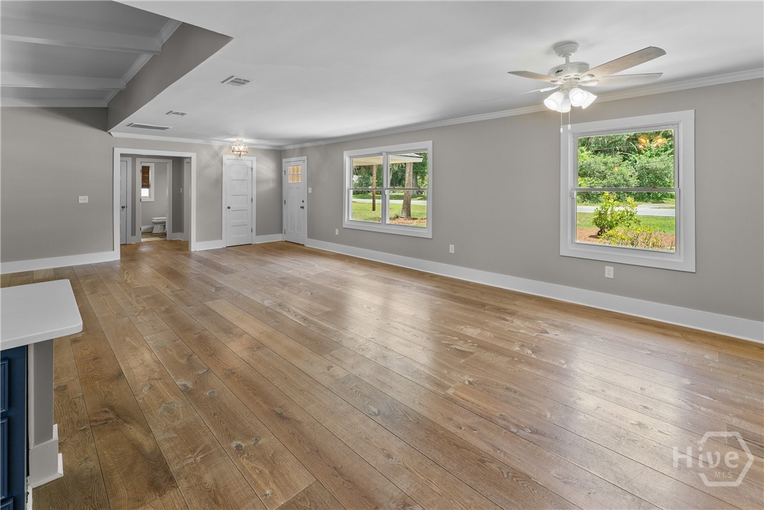 spacious great room