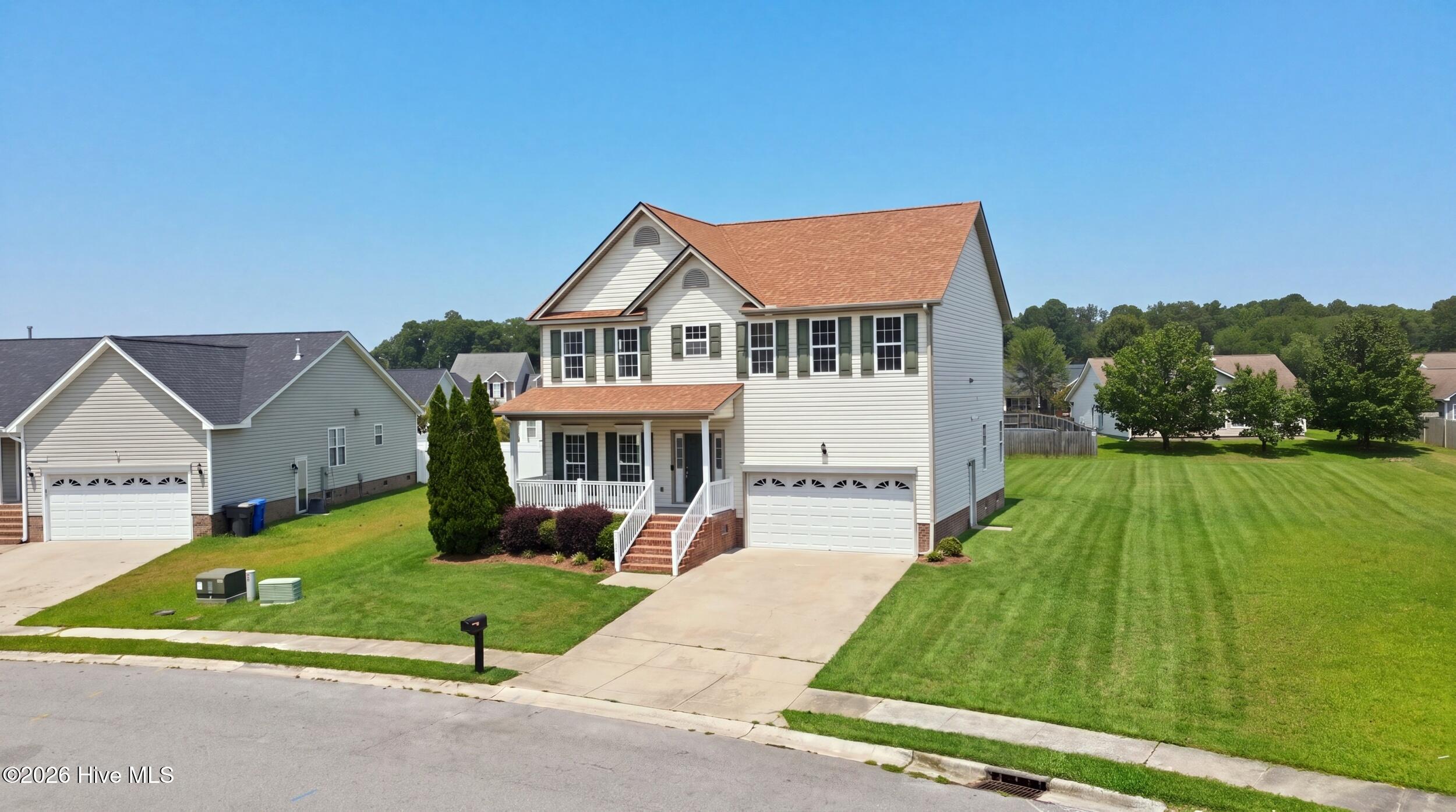 Exterior photo of 3524 Lena Lane, Greenville, NC 27834. MLS: 100585718