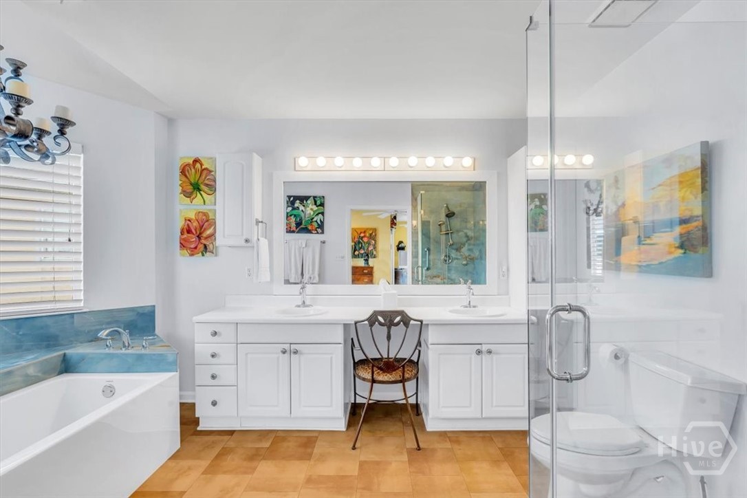 Top floor primary bathroom