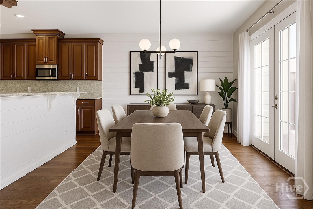 Staged Breakfast Nook