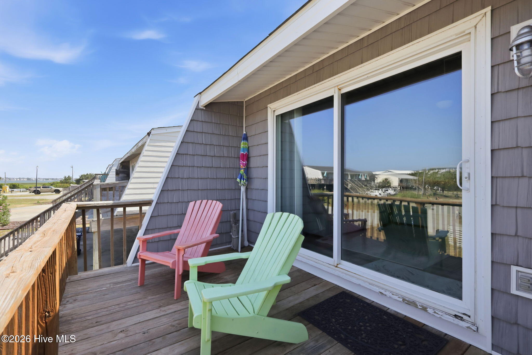 Top Level-Deck. Sound Views to the North, Beach Access to the South