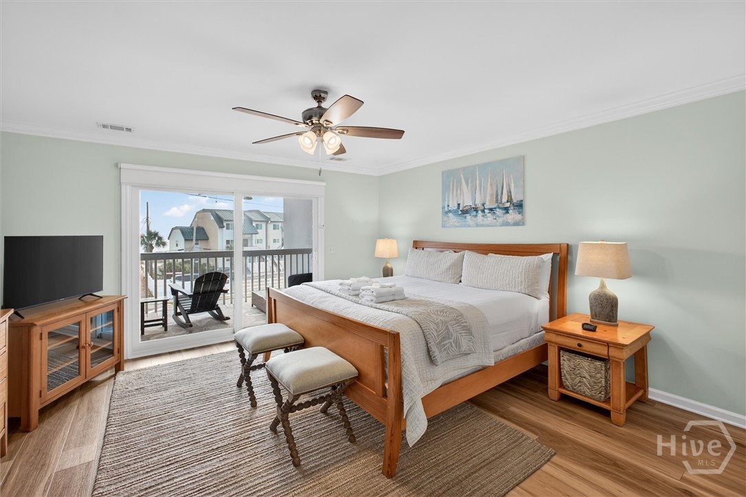 Beautiful 3rd floor primary suite with private balcony