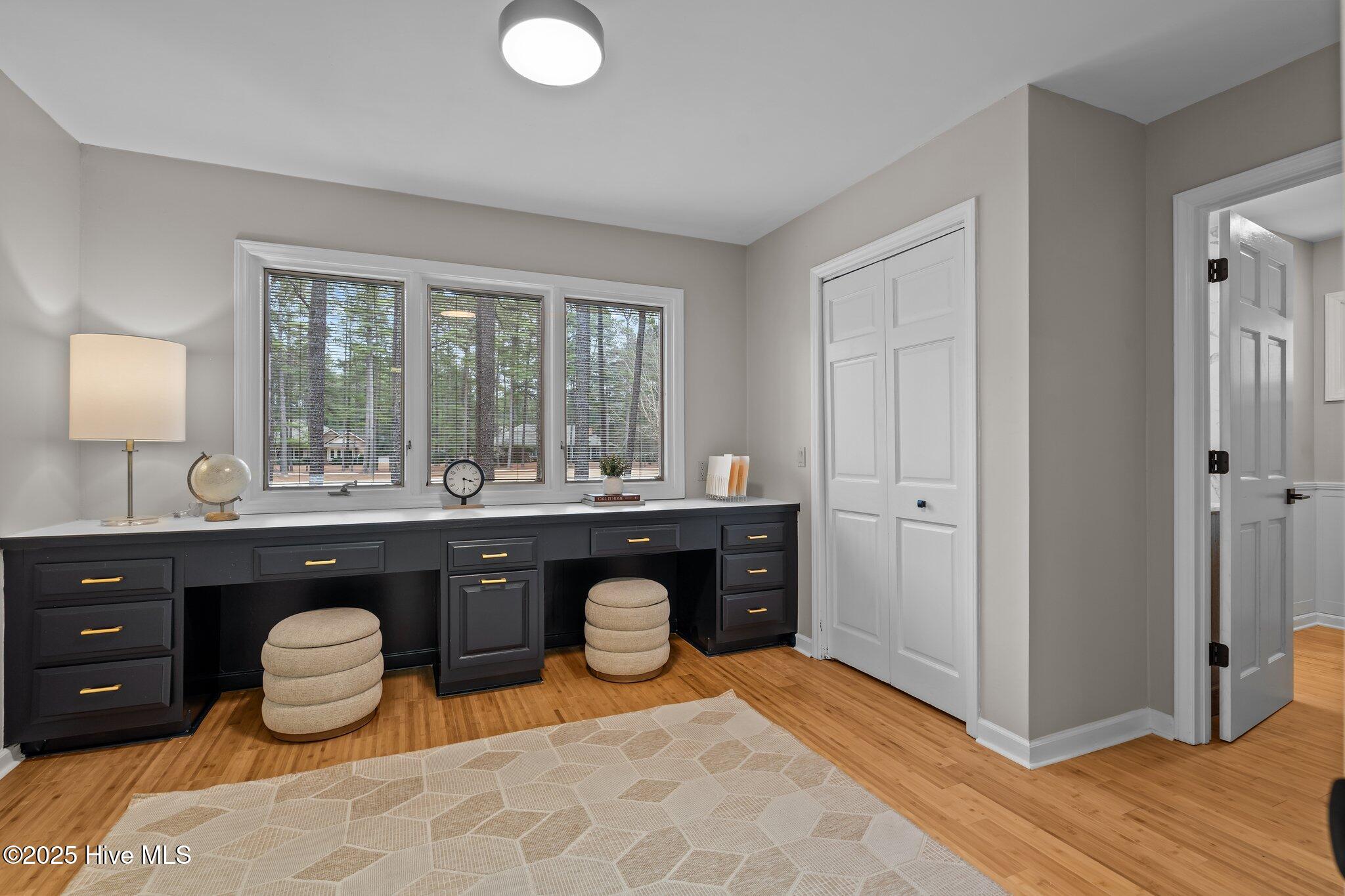 Office with water view, off primary bedroom