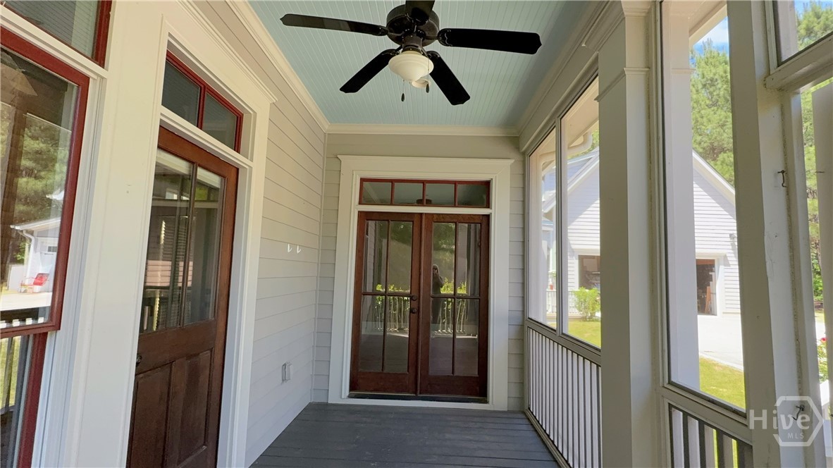 Back screened porch