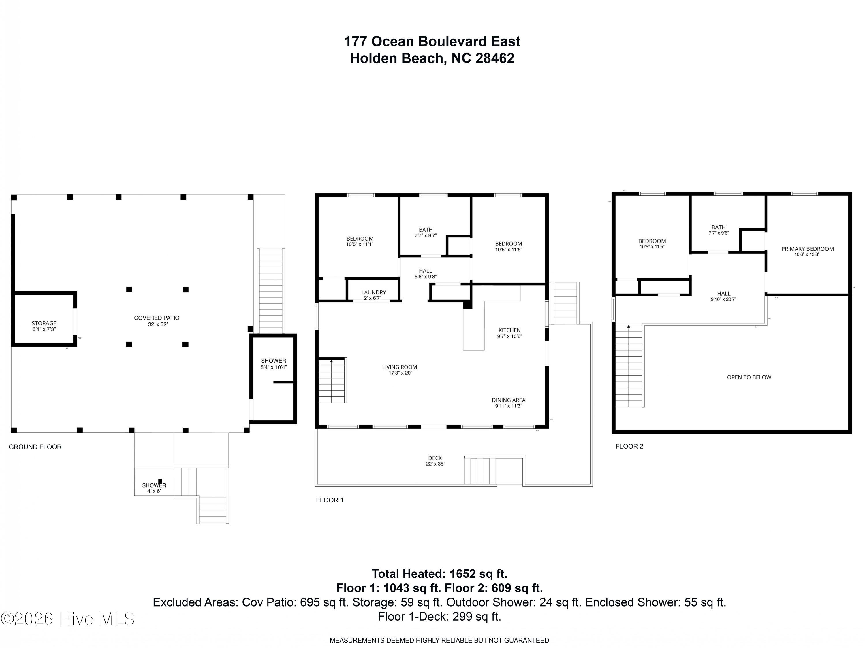 Homes For Sale - 177 Ocean Boulevard<br/> Holden Beach, NC 28462