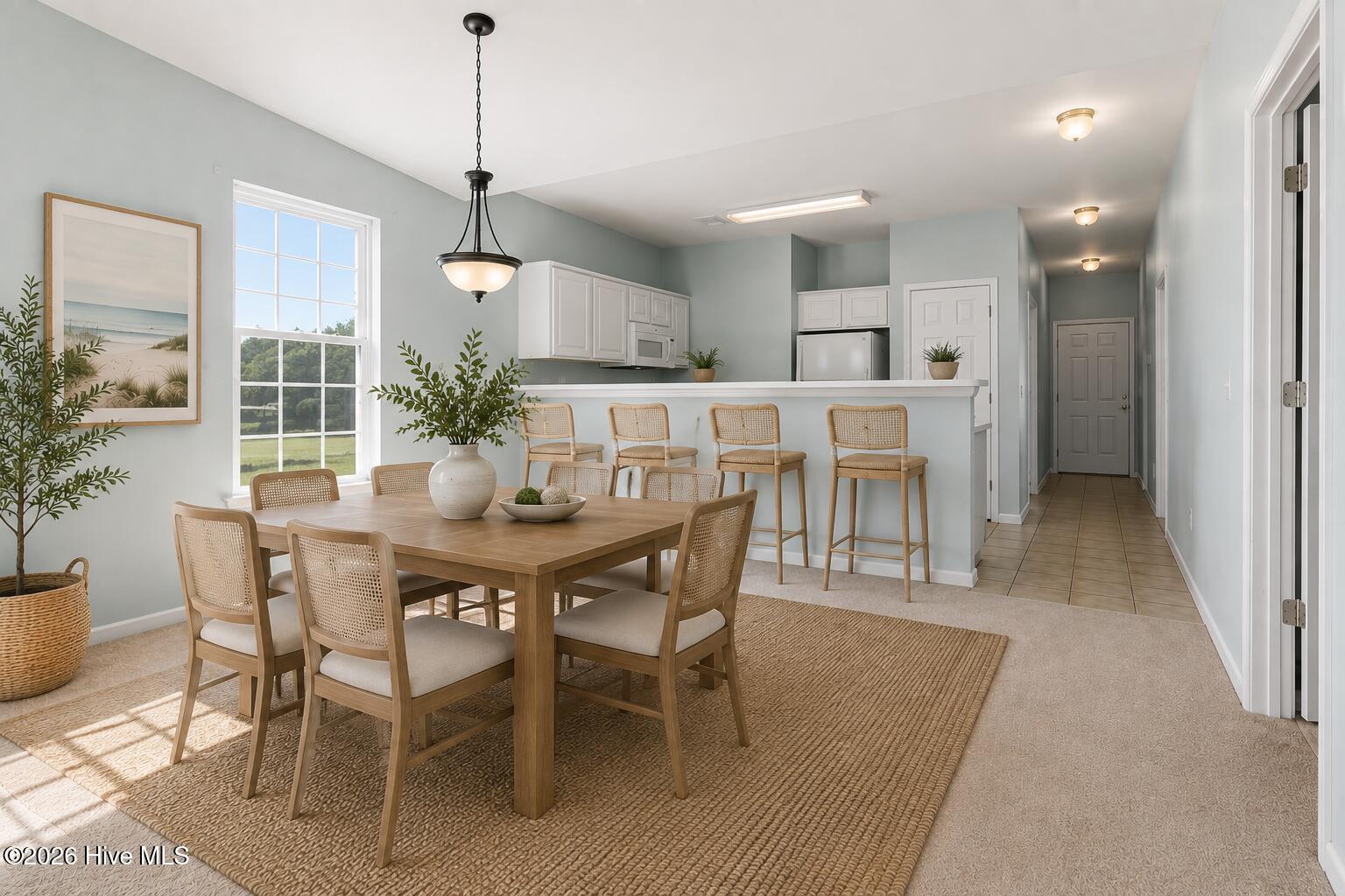 Virtually staged to show use of space