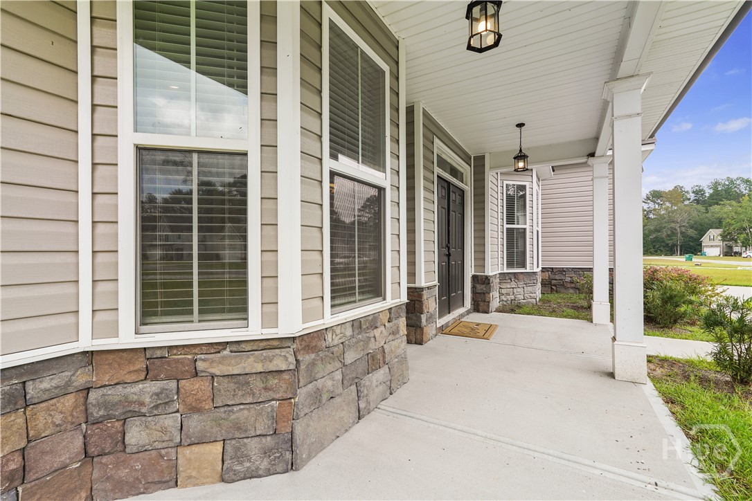 Front covered porch