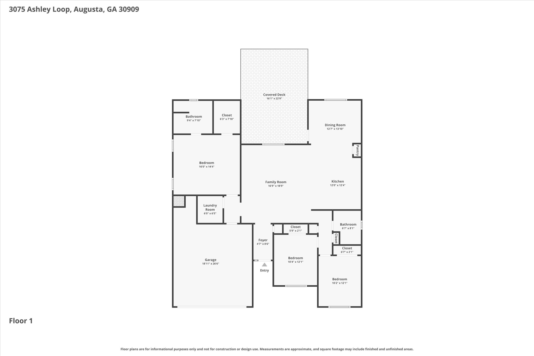 Homes For Sale - 3075 Ashley Lp Loop<br/> Augusta, GA 30909