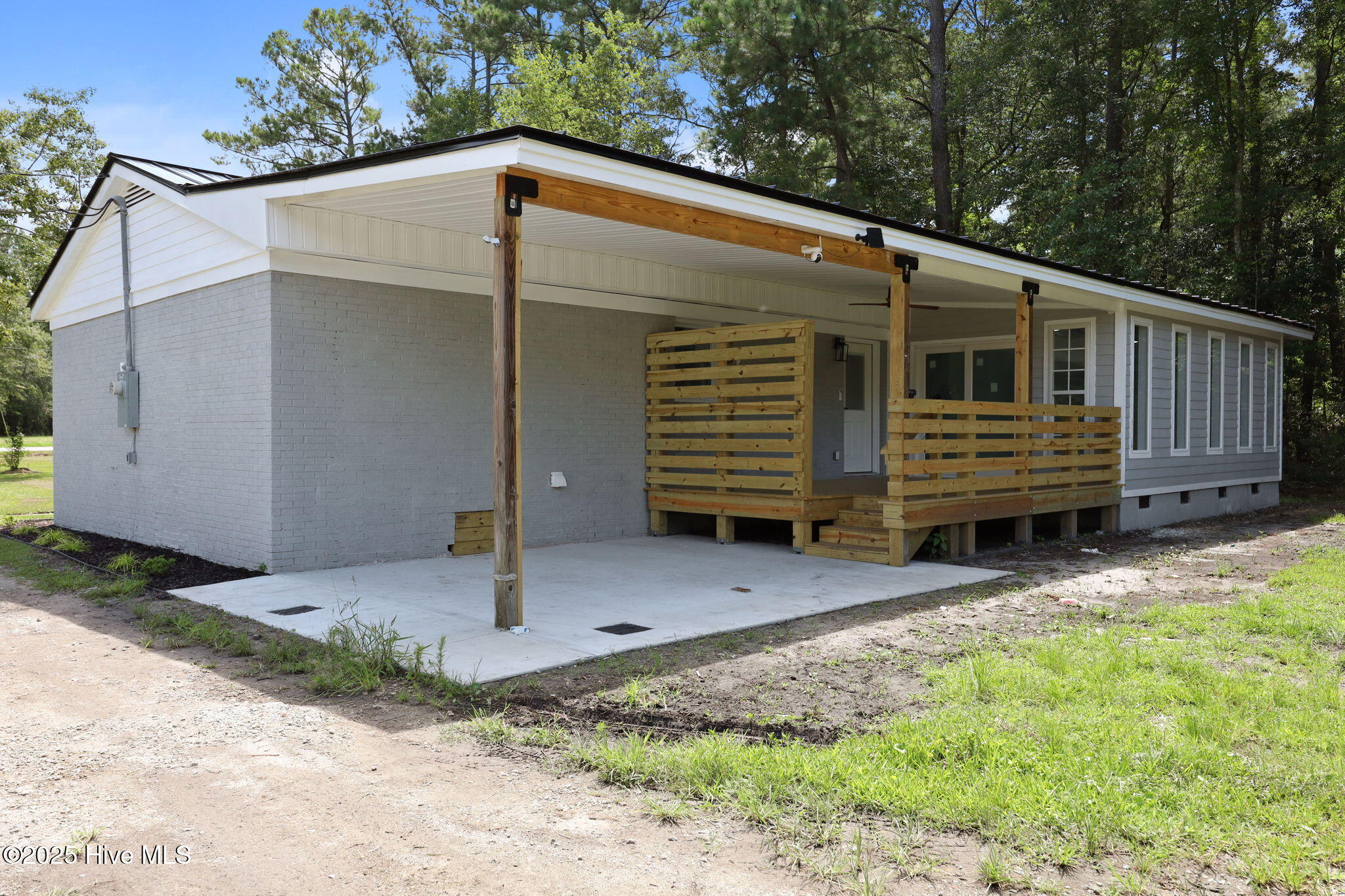 Carport with New Concrete Slab