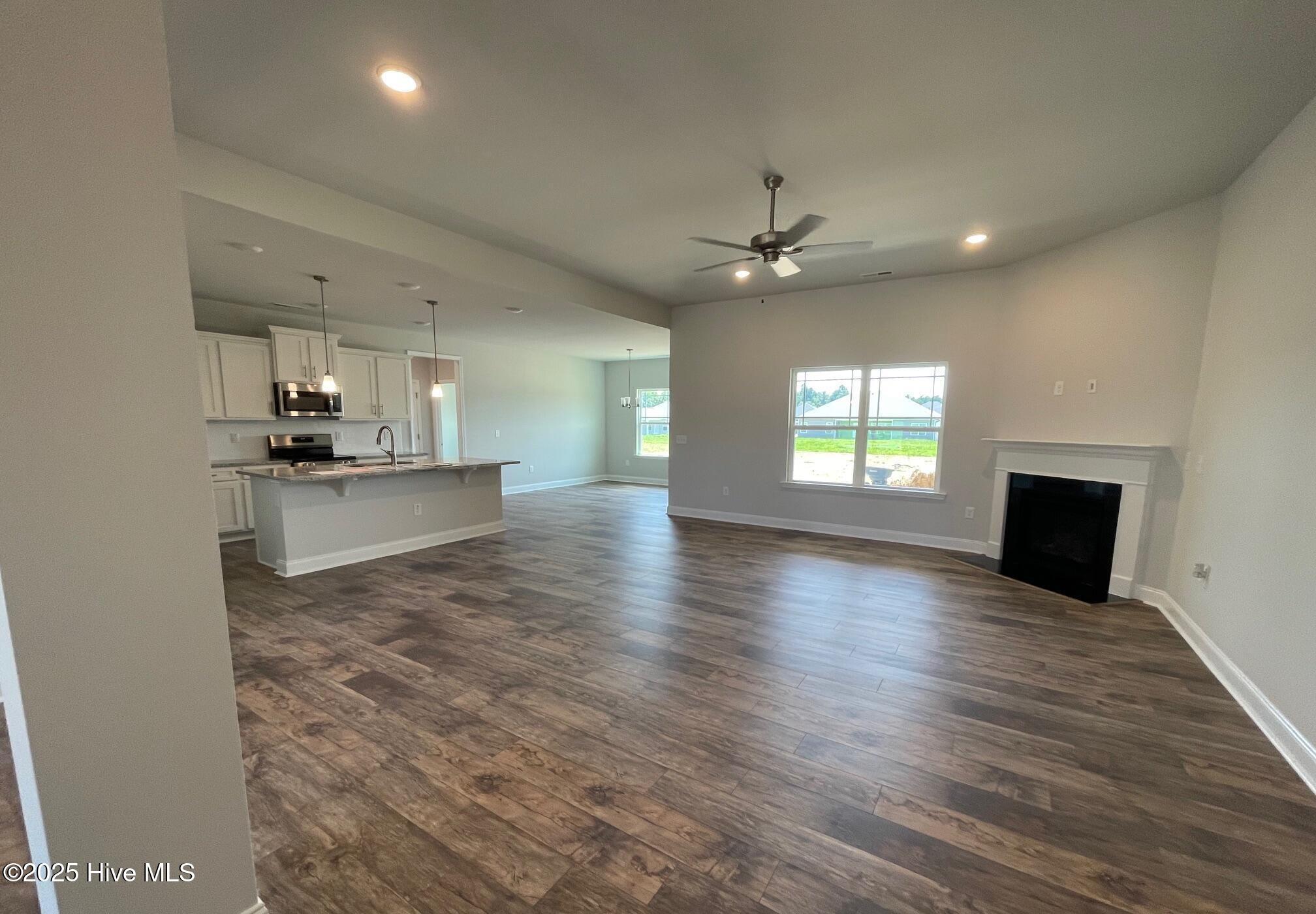 living room and Kitchen