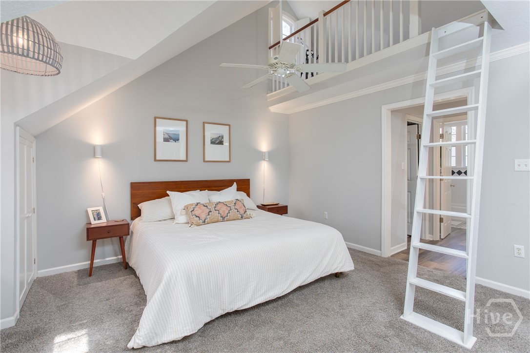 Master bedroom suite upstairs