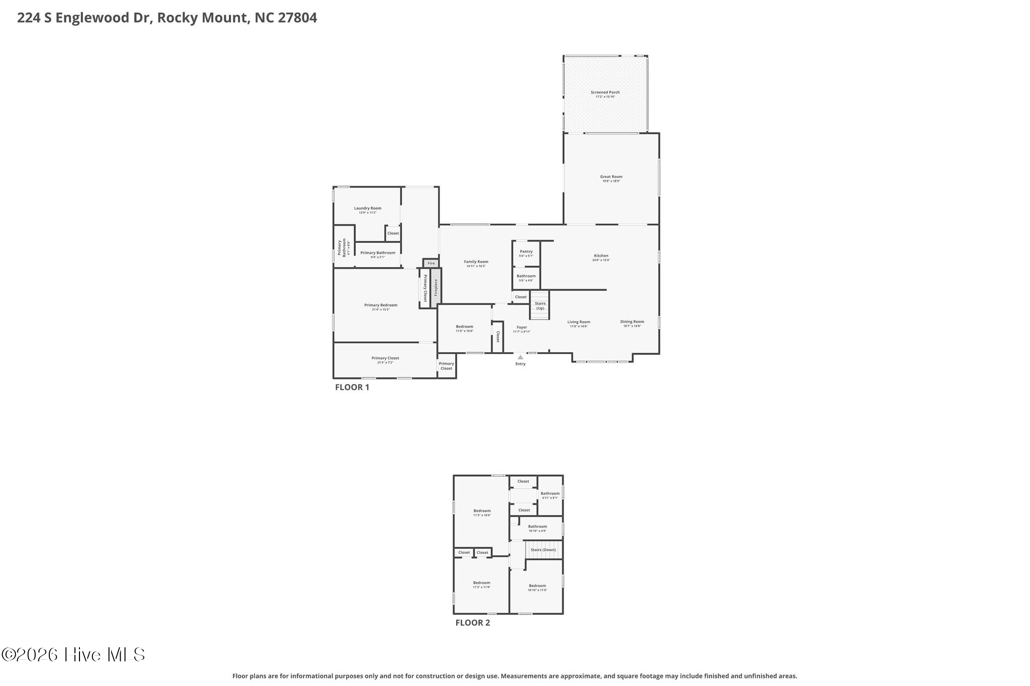 Homes For Sale - 224 S Englewood Drive<br/> Rocky Mount, NC 27804