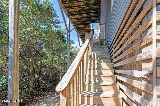 external stairs to second third level