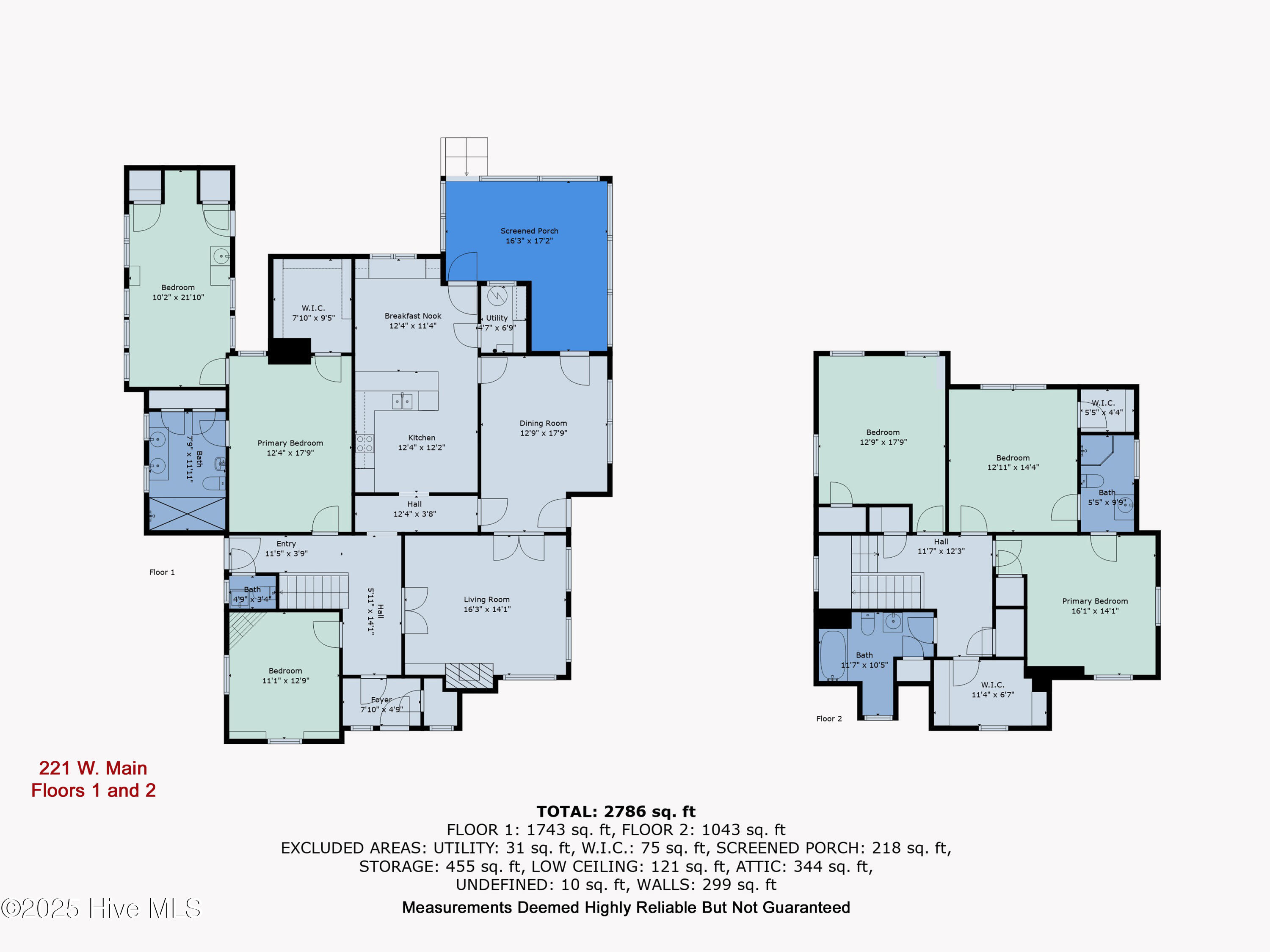 All Floors 221 West Main With Dimensions