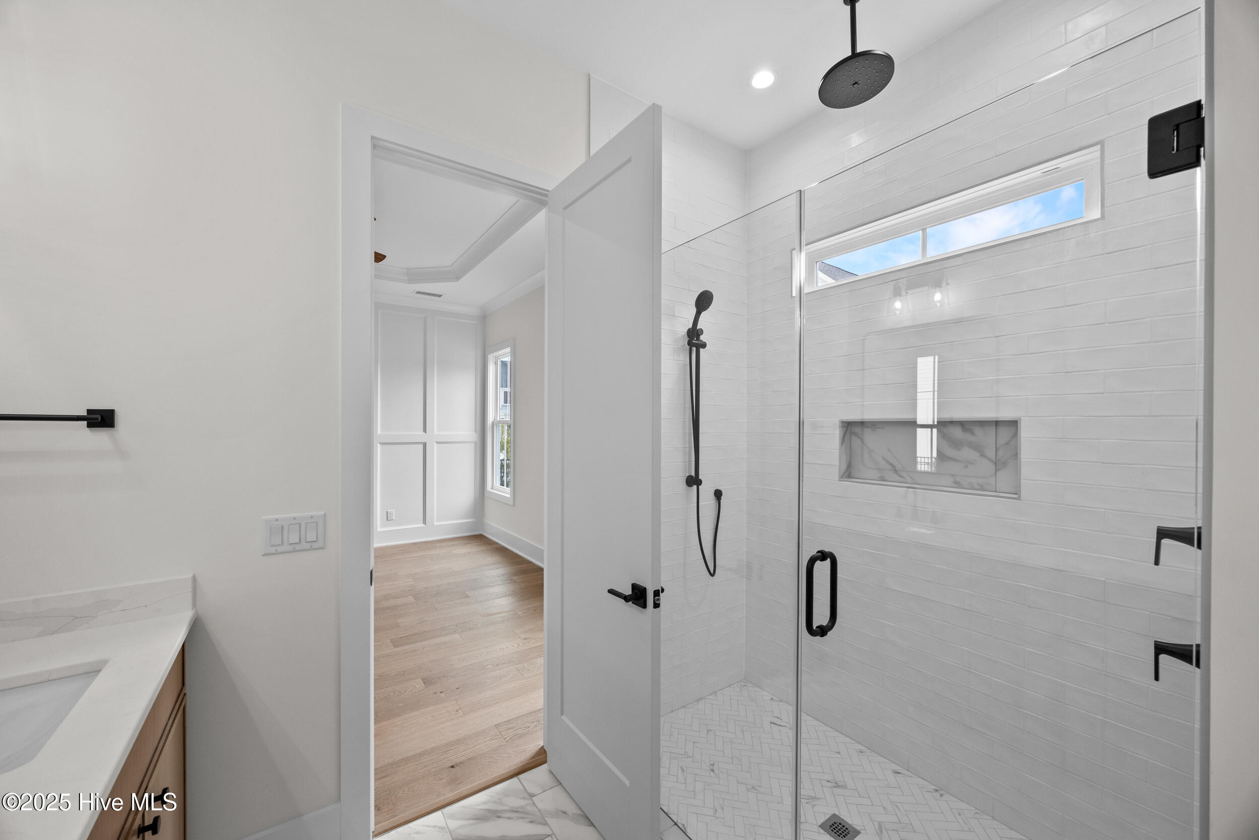 Primary bathroom with standup shower