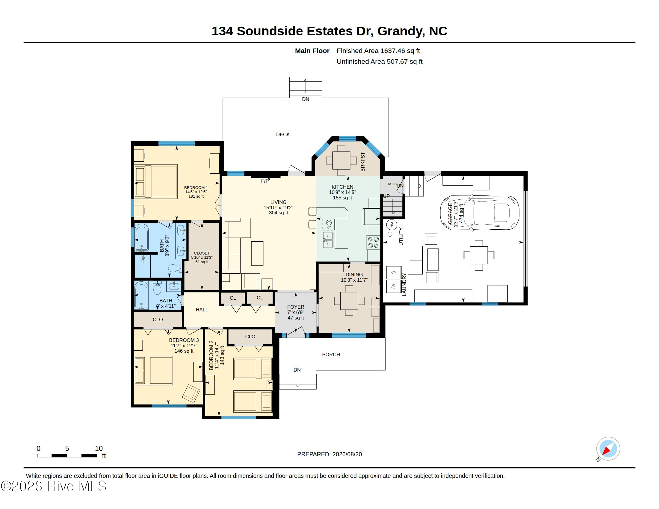 Exterior photo of 134 Soundside Estates Drive, Grandy, NC 27939. MLS: 100598228