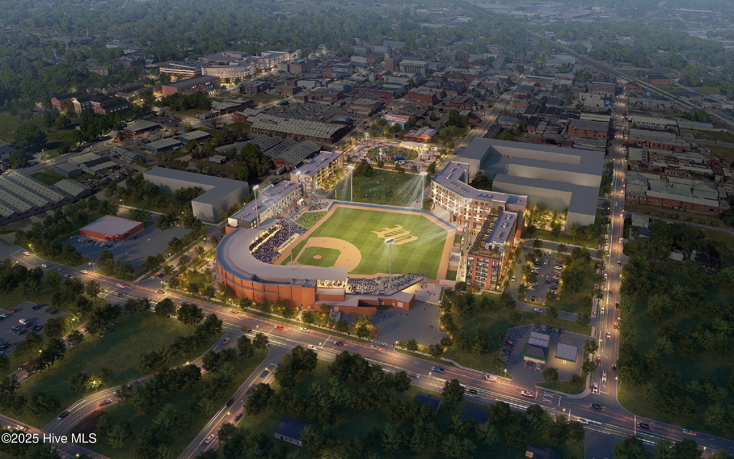 NEW MiLB Mudcats Stadium Rendering
